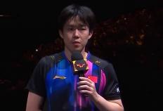 王楚钦孙颖莎混双奪(duó)冠赛后采訪(fǎng)