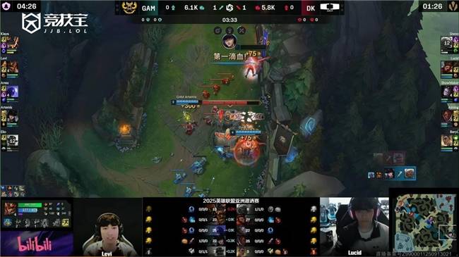LOL-亚洲(zhōu)邀请赛：DK擊(jī)败GAM
