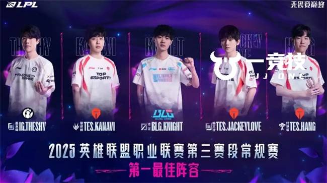 LOL：LPL常规赛最佳阵容出炉 Theshy当選(xuǎn)一阵Bin落選(xuǎn)！